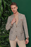 C 637 Slim Fit Kahve Spor Ceket