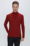 TR 851 Slim Fit Kırmızı Klasik Triko
