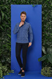 G 1540 Slim Fit Lacivert Klasik Gömlek