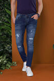 DENİM PNT 112 Koyu Mavi Jean Pantolon