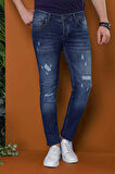 DENİM PNT 112 Koyu Mavi Jean Pantolon