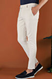 P 1120 Slim Fit Krem Spor Pantolon