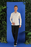 GK 683 Slim Fit Taş Klasik Gömlek