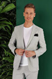 C 643 Slim Fit Gri Spor Ceket
