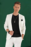 C 643 Slim Fit Ekru Spor Ceket
