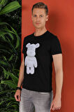 TS 855 Siyah Spor T-Shirt