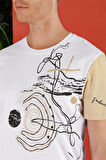 TS 858 Beyaz Spor T-Shirt