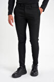 P 1124  PANTOLON Slim SİYAH CASUAL