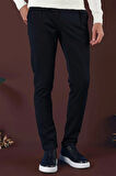 P 1131 Slim Fit Lacivert Spor Pantolon