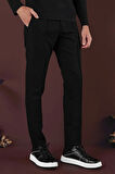 P 1130 Slim Fit Siyah Spor Pantolon
