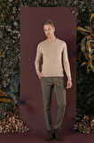 P 1130 Slim Fit Bej Spor Pantolon