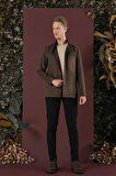 KA 080 Slim Fit Kahve Spor Kaban