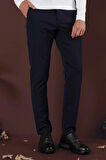 P 1135 Slim Fit Lacivert Spor Pantolon