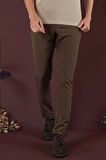 P 1135 Slim Fit Tütün Spor Pantolon