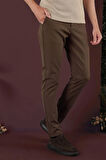 P 1135 Slim Fit Tütün Spor Pantolon