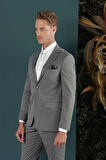 C 652 Slim Fit Gri Spor Ceket