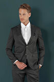 C 652 Slim Fit Füme Spor Ceket