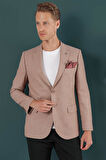 C 656 Slim Fit Tütün Spor Ceket