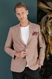 C 656 Slim Fit Tütün Spor Ceket
