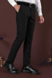 P 1136 Slim Fit Siyah Klasik Pantolon