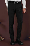 P 1136 Slim Fit Siyah Klasik Pantolon
