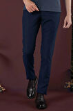 P 1136 Slim Fit Lacivert Klasik Pantolon