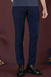 P 1136 Slim Fit Lacivert Klasik Pantolon