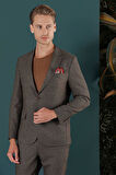 C 658 Slim Fit Kahve Spor Ceket