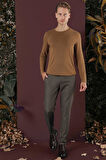 P 1138 Slim Fit Kahve Klasik Pantolon