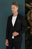 C 659 Slim Fit Siyah Spor Ceket