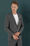 C 659 Slim Fit Antrasit Spor Ceket