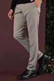 P 1134 Slim Fit Bej Spor Pantolon