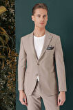 C 659 Slim Fit Bej Spor Ceket