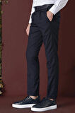 P 1133 Slim Fit Lacivert Spor Pantolon