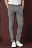 P 1133 Slim Fit Gri Spor Pantolon