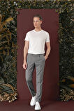 P 1133 Slim Fit Gri Spor Pantolon