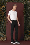 P 1141 Slim Fit Siyah Klasik Pantolon
