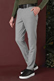 P 1141 Slim Fit Gri Klasik Pantolon