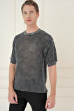 TR 862 Slim Fit Siyah Klasik Triko
