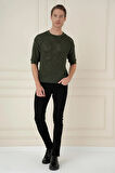 TR 862 Slim Fit Yeşil Klasik Triko