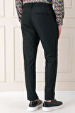 P 1143 Comfort Fit Yan Cep Beli Lastikli Esnek Pamuk Siyah Jogger Pantolon