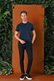 P 1147 Slim Fit Yan Cep Esnek Pamuk Casuel Lacivert Pantolon