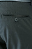 Comfort Fit Yan Cep Pamuk Gabardin Casual Siyah Pantolon P 1146