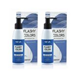 Neva Flashy Colors Yarı Kalıcı Saç Boyası 100 Ml Kot Rengi 2 Adet