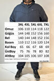Özel Üretim Büyük Beden Ekstra Battal Pamuklu Erkek Eşofman Takımı 24722 Laci | 4XL