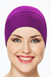 Havuz Deniz Düz Bone R-999-B Mor01 | Standart