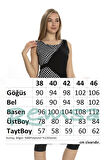 Sıfır Kol Taytlı Yarı Kapalı Mayo 155-01 Siyah | 38