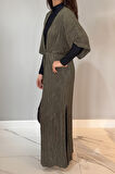 Piliseli Kimono Pareo Kaftan Bağlanabilir RPK004 Haki | Standart