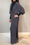Piliseli Kimono Pareo Kaftan Bağlanabilir RPK004 Antrasit | Standart