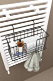 Asılabilir Havlupan Düzenleyici Havluluk Banyo Düzenleyici Havlu Kurutma Asılabilir Havlu Sepeti